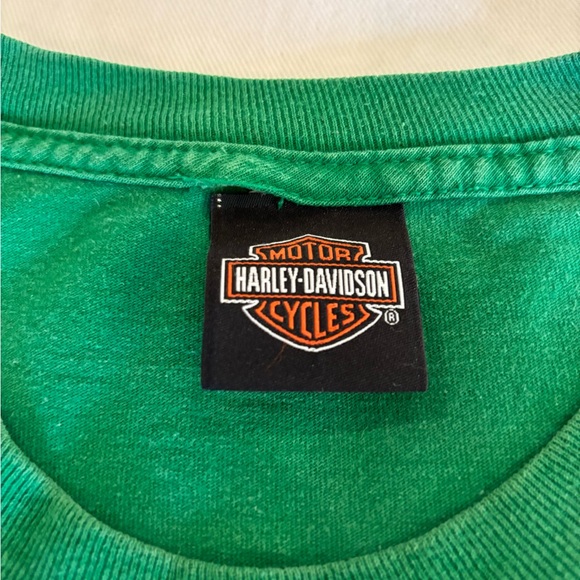 Harley-Davidson Green Men's T-Shirt XL - Picture 3 of 8